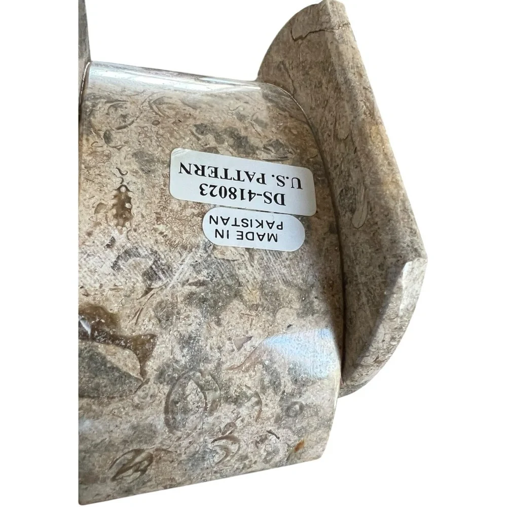 Brown marble coasters VINTAGE set of 6